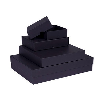 Geschenkdoos Luxe kraft dozen met deksel – Zwart 1