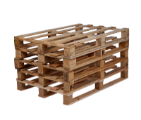 Afbeelding Pallets - hout - gebruikt