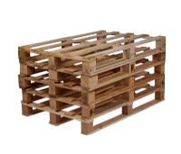 Afbeelding Pallets - hout - gebruikt