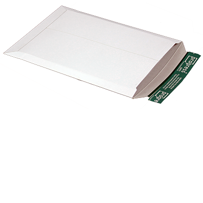 Verzendzakken en -enveloppen Verzendenvelop massief karton, tot 30 mm vulhoogte, wit 1