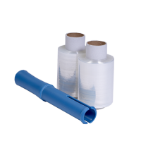 Afbeelding Bundelfolie Starterpakket: Klein (2 rollen bundelfolie transparant + dispenser)