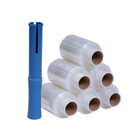 Afbeelding Bundelfolie Bulkpakket: Groot (6 rollen bundelfolie transparant + dispenser)