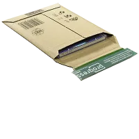 Afbeelding Verzendenvelop CD, golf karton, tot 25 mm vulhoogte