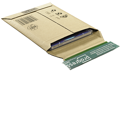 Enveloppen Verzendenvelop CD, golf karton, tot 25 mm vulhoogte 1