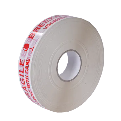 Verpakkingstape Machinetape Breekbaar/Fragile 1