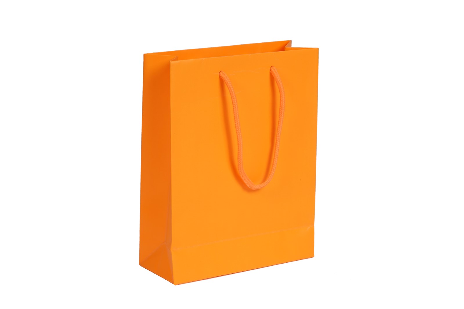 Trendy draagtassen in fluor mat oranje Vanaf 0 61 per stuk in