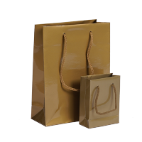 Afbeelding Luxe papieren tassen - Glanzend – Goud