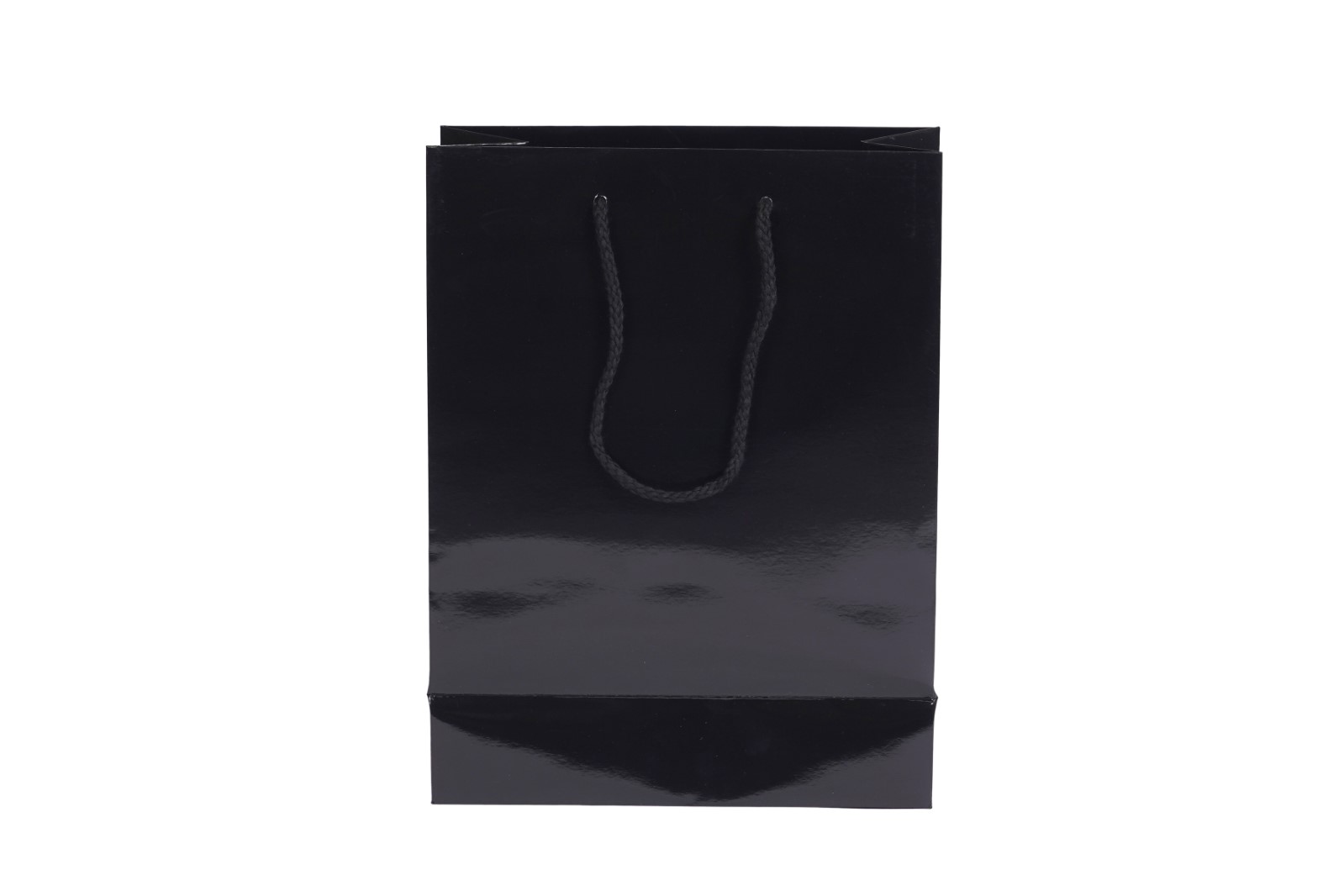 Ontoegankelijk kas medeleerling Luxe draagtassen in glanzend zwart - Vanaf € 0,63 per stuk in 6 maten -  Tupak