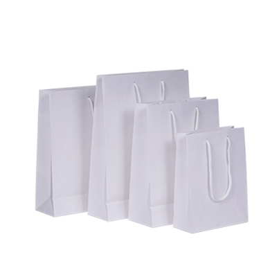 Draagtas Luxe papieren kraft tassen - wit 1