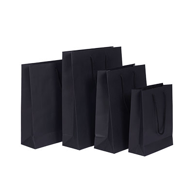 Draagtas Luxe papieren kraft tassen - zwart 1