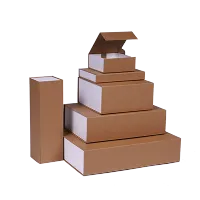 Afbeelding Magneetdozen – bruin en wit
