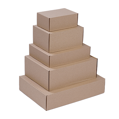 Geschenkdoos Magneetdozen zerotree graspapier - bruingrijs 1