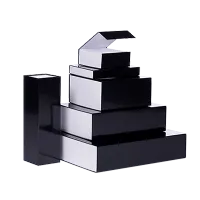 Afbeelding Magneetdozen - zwart en wit