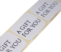 Afbeelding Cadeaustickers op rol