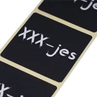 Afbeelding Stickers – XXX-jes - zwart