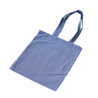 Afbeelding Gerecyclede katoenen tassen - blauw