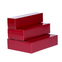 Afbeelding Wijndozen - geschenkdoos - bordeaux rood