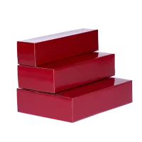 Afbeelding Wijndozen - geschenkdoos - bordeaux rood